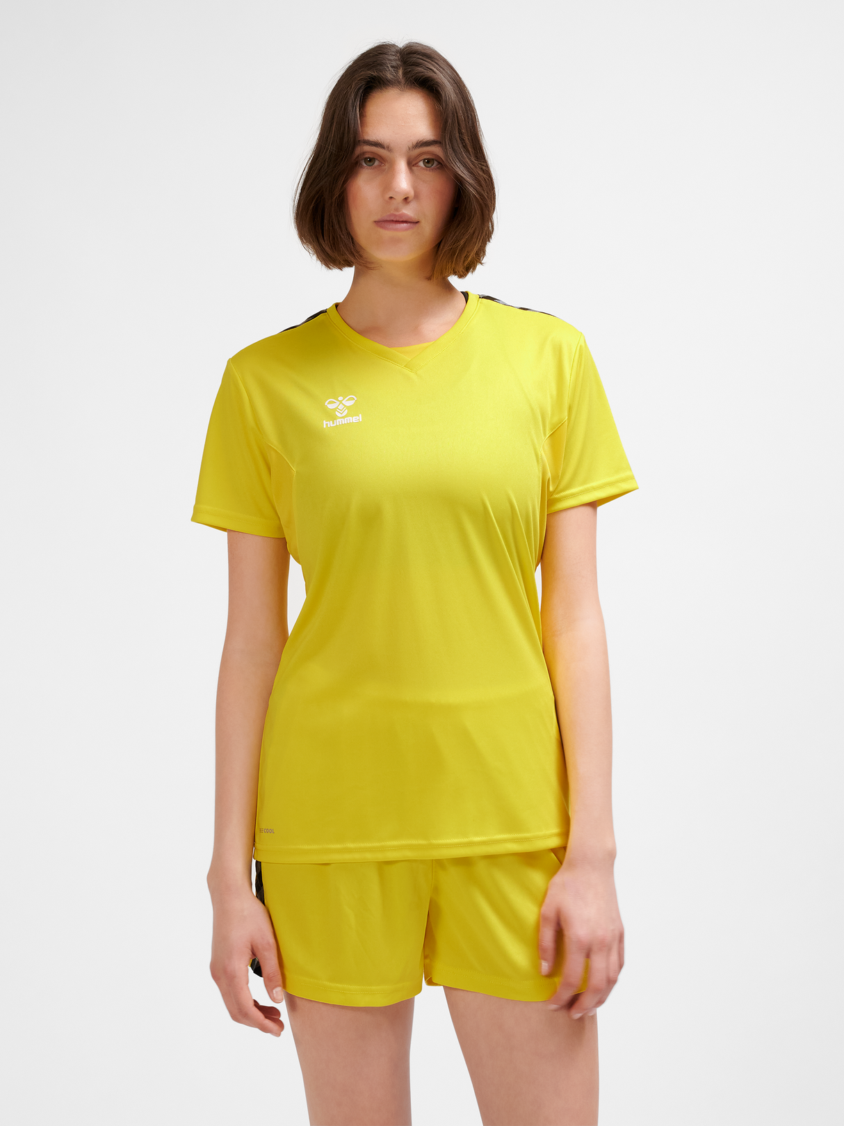 hummel Women's Authentic Polyester Short Sleeve Soccer Jersey-6
