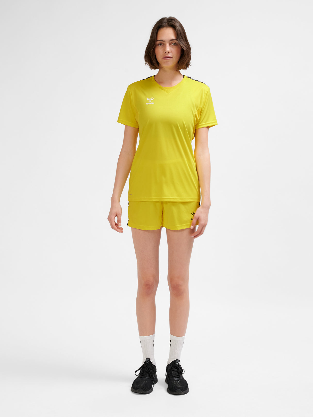 hummel Women's Authentic Polyester Short Sleeve Soccer Jersey-7