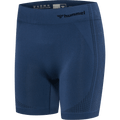 hummel Women's Mindful Training Shaping Seamless Mid Waist Shorts-1