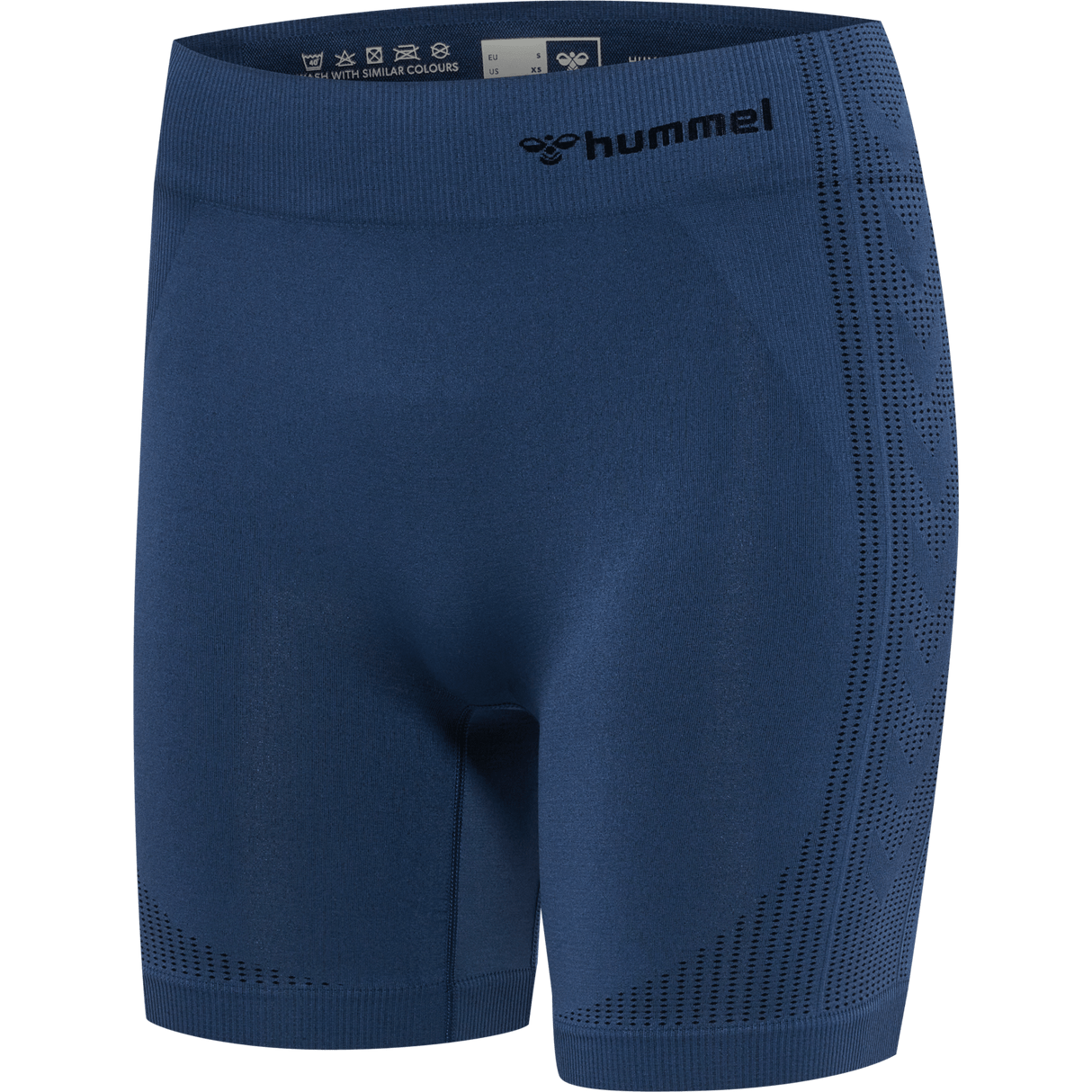 hummel Women's Mindful Training Shaping Seamless Mid Waist Shorts-1