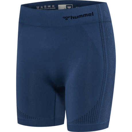 hummel Women's Mindful Training Shaping Seamless Mid Waist Shorts-1