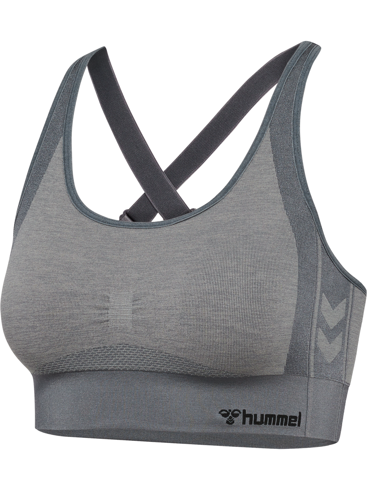 hummel Women's Mindful Training Shine Seamless Sports Bra-1