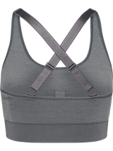 hummel Women's Mindful Training Shine Seamless Sports Bra-2