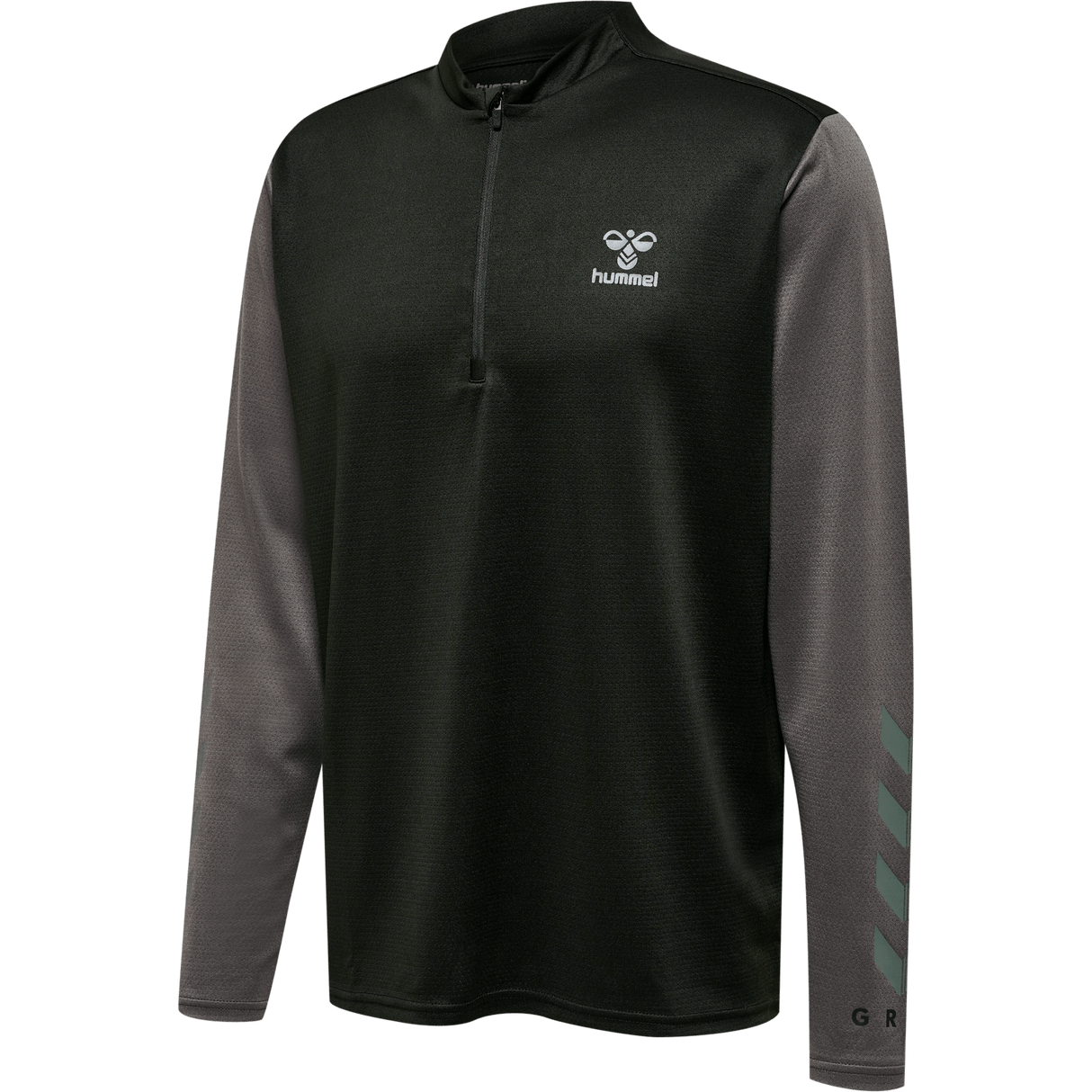 hummel Men's Ongrid 1/2 Zip Poly Sweatshirt-1