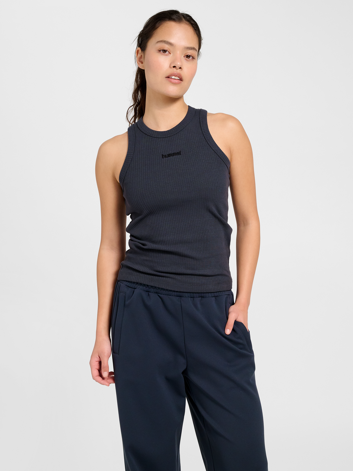 hummel Women's Foundation Rib Tank Top-5