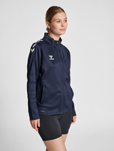 hummel Women's Core XK Poly Zip Sweatshirt-5