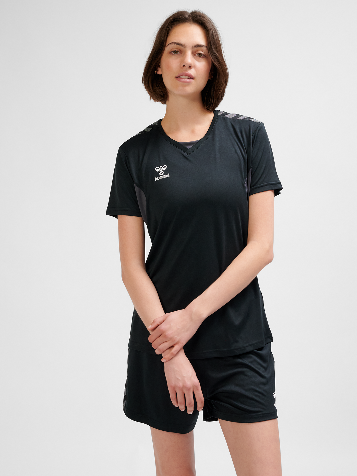 hummel Women's Authentic Polyester Short Sleeve Soccer Jersey-6