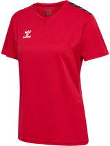 hummel Women's Authentic Polyester Short Sleeve Soccer Jersey-1