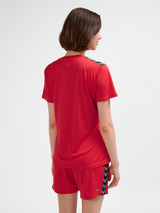 hummel Women's Authentic Polyester Short Sleeve Soccer Jersey-5