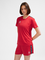 hummel Women's Authentic Polyester Short Sleeve Soccer Jersey-6