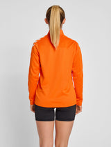 hummel Women's Core XK Poly Zip Sweatshirt-7