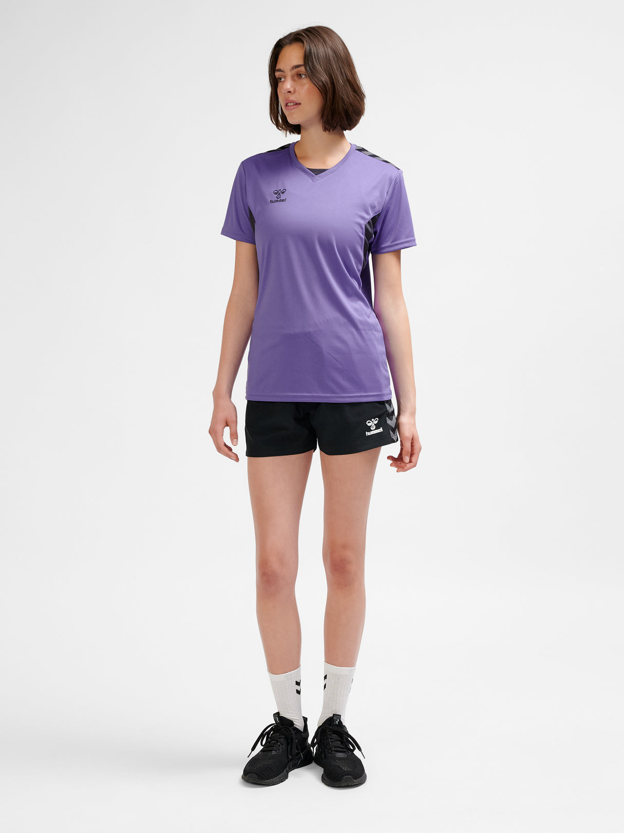 hummel Women's Authentic Polyester Short Sleeve Soccer Jersey-7