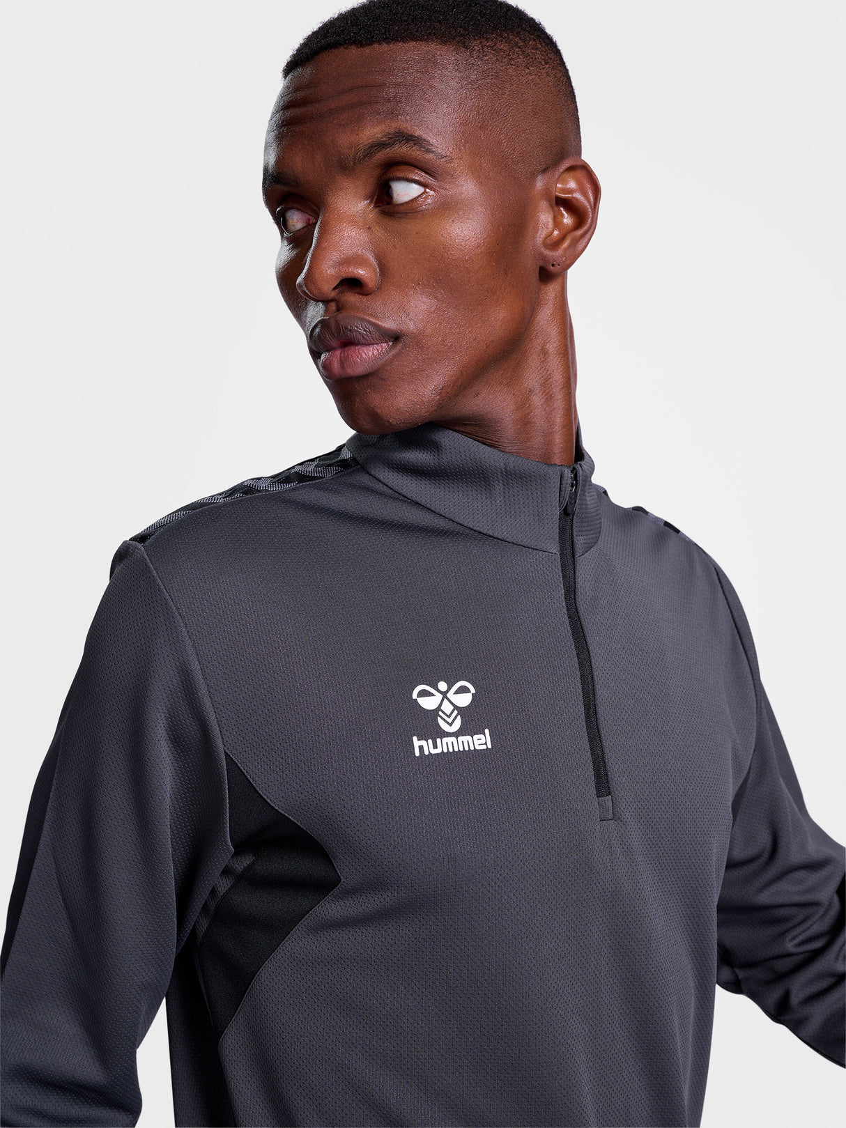 hummel Men's Authentic Half Zip Sweatshirt-7