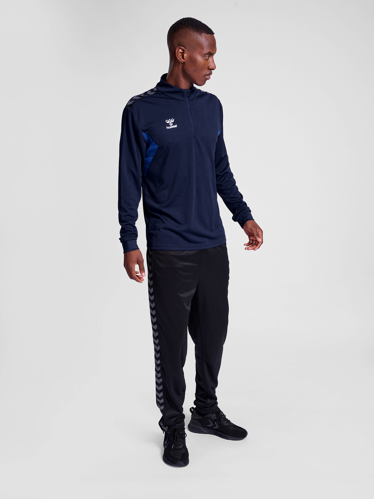 hummel Men's Authentic Half Zip Sweatshirt-4