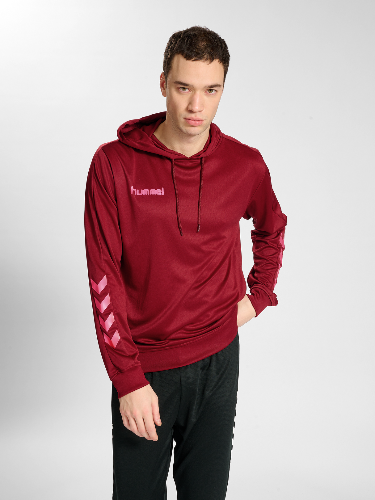hummel Men's Promo Poly Hoodie-5