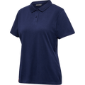 hummel Women's Red Classic Polo-1