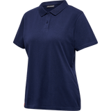 hummel Women's Red Classic Polo-1