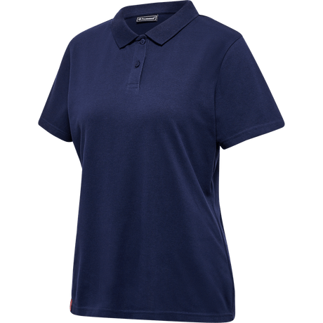 hummel Women's Red Classic Polo-1