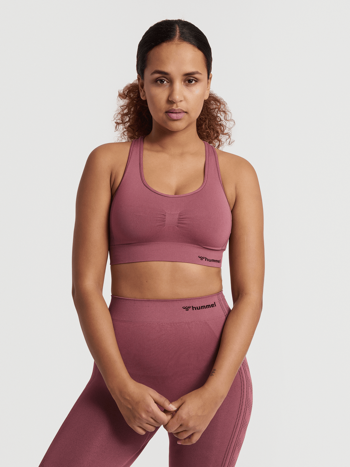 hummel Women's Mindful Training Shaping Seamless Sports Top-5