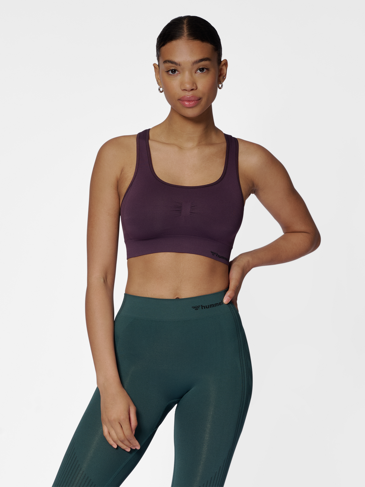 hummel Women's Mindful Training Shaping Seamless Sports Top-6