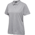hummel Women's Red Classic Polo-1