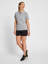 hummel Women's Red Classic Polo-4