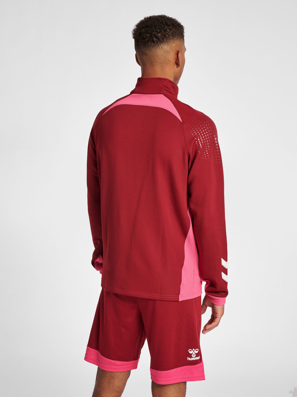 hummel Men's Lead Poly Zip Jacket-6