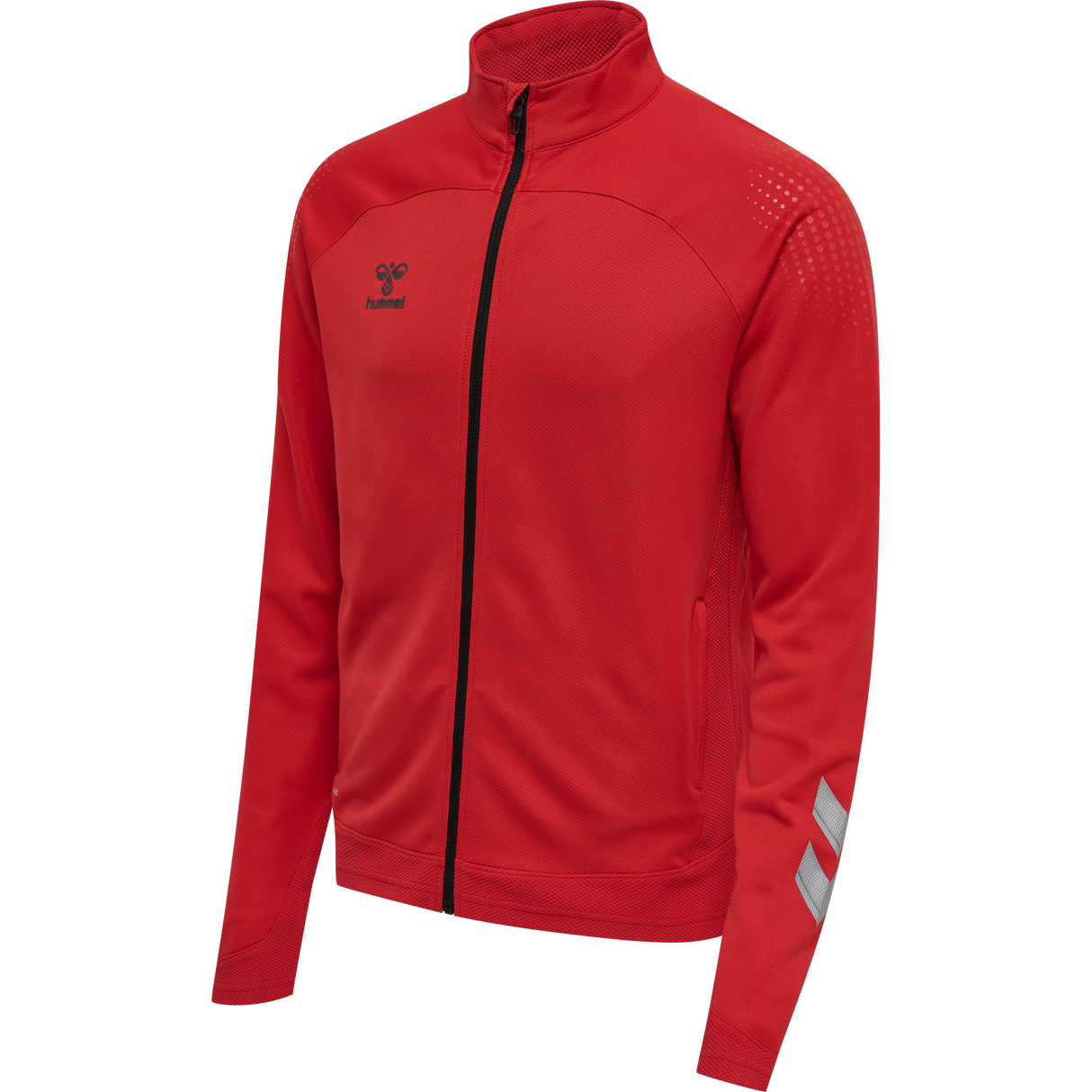 hummel Men's Lead Poly Zip Jacket-1