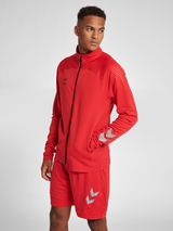 hummel Men's Lead Poly Zip Jacket-5