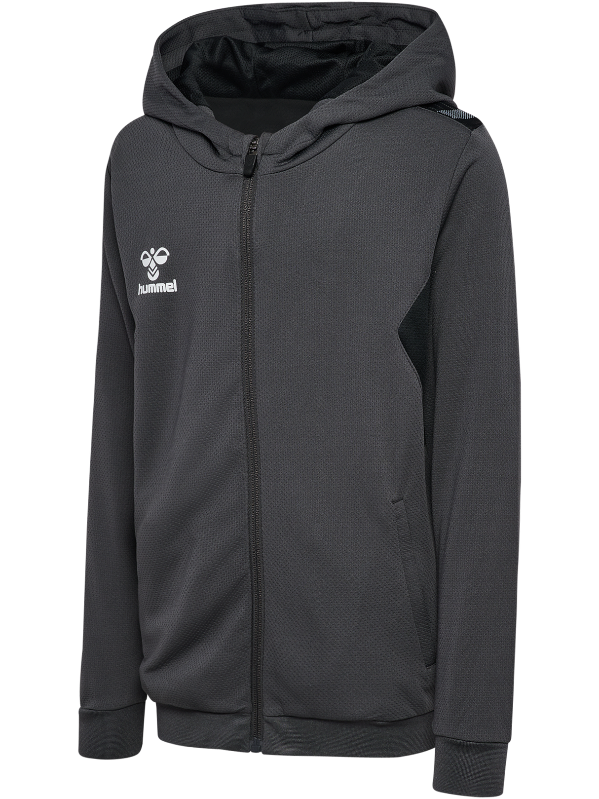hummel Youth Authentic Polyester Zip Hoodie-1