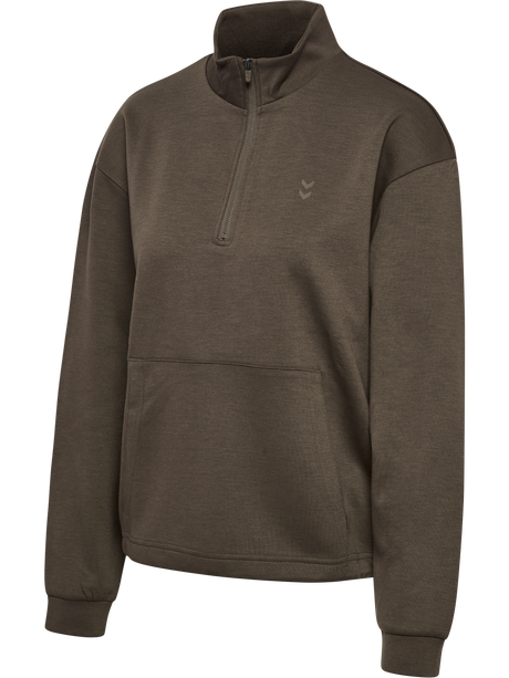 hummel Women's Yoga Soft Half Zip Jacket-1