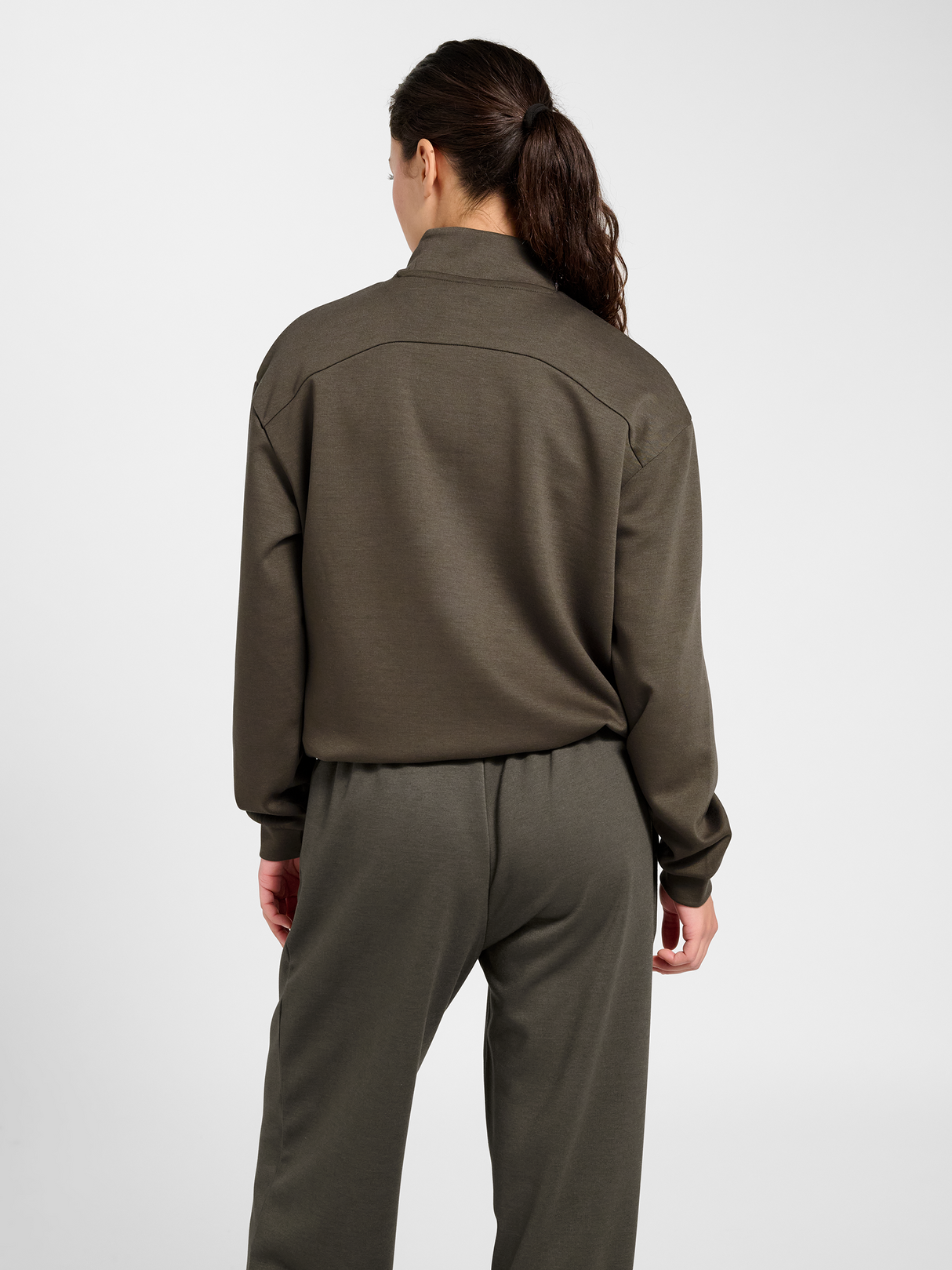 hummel Women's Yoga Soft Half Zip Jacket-4