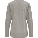 hummel Women's Red Basic Long Sleeve T-Shirt-2