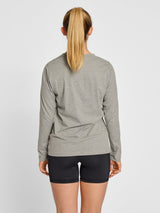 hummel Women's Red Basic Long Sleeve T-Shirt-6