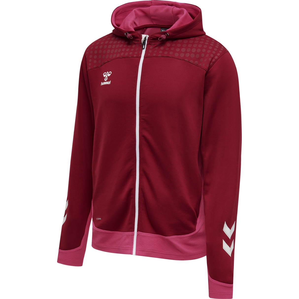 hummel Men's Lead Zip Poly Hoodie-1
