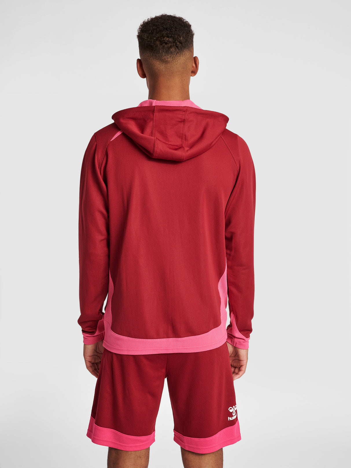 hummel Men's Lead Zip Poly Hoodie-6