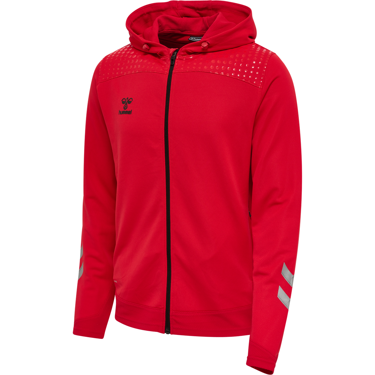hummel Men's Lead Zip Poly Hoodie-1