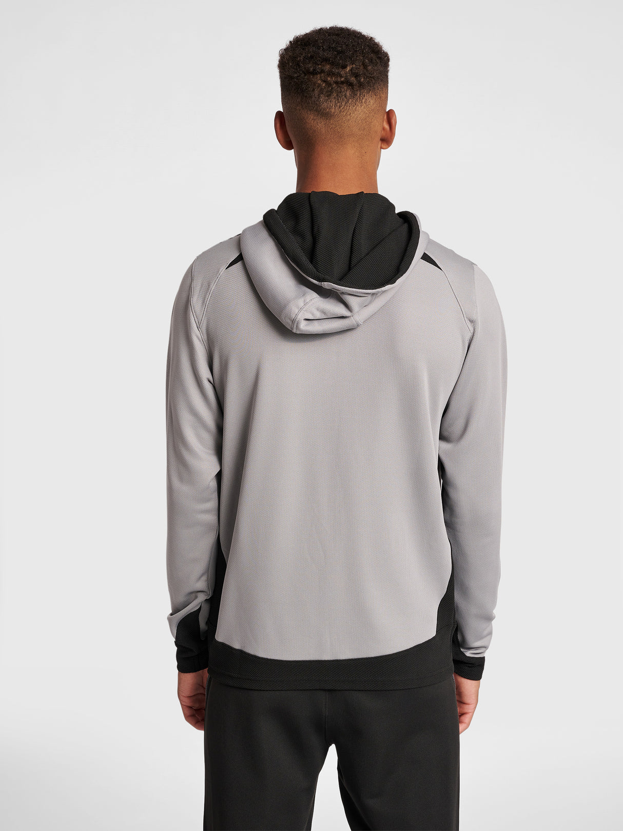 hummel Men's Lead Zip Poly Hoodie-6