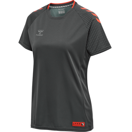 hummel Women's Pro Grid Training Short Sleeve Jersey-1