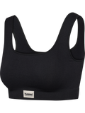 hummel Women's Pulse Seamless Rib Bra-1