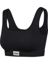 hummel Women's Pulse Seamless Rib Bra-1