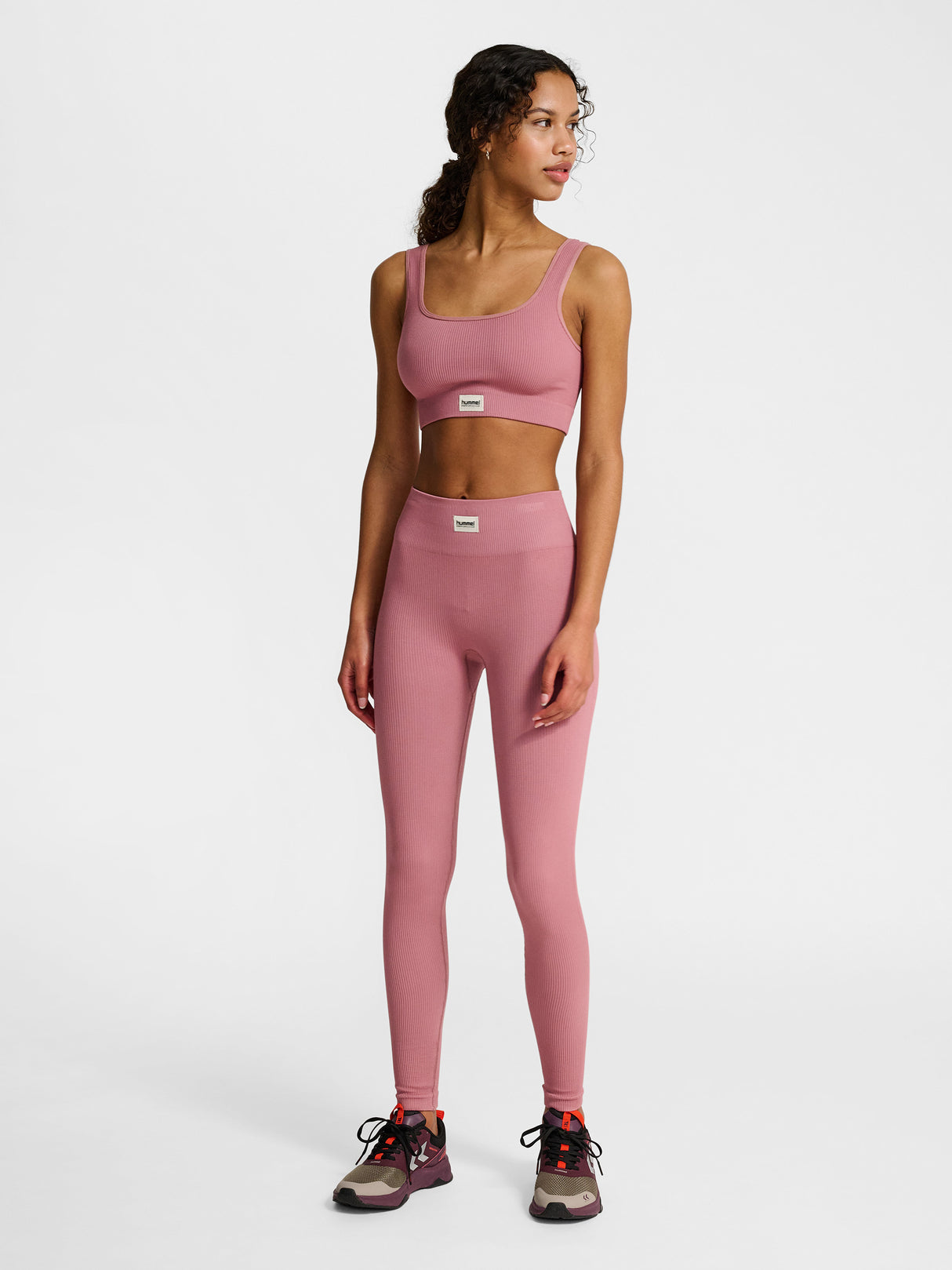 hummel Women's Pulse Seamless Rib Bra-6