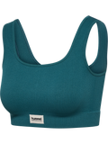 hummel Women's Pulse Seamless Rib Bra-1
