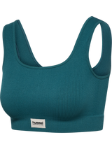 hummel Women's Pulse Seamless Rib Bra-1