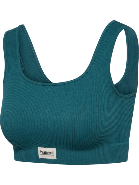 hummel Women's Pulse Seamless Rib Bra-1