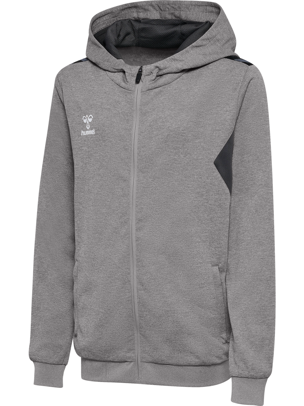 hummel Youth Authentic Polyester Zip Hoodie-1