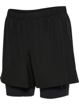 hummel Men's HIIT Intensity 2 In 1 Shorts-1