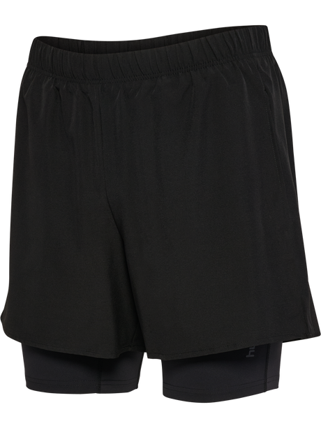 hummel Men's HIIT Intensity 2 In 1 Shorts-1
