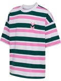 hummel Youth Silly Short Sleeve Boxy T-Shirt Stripe-1