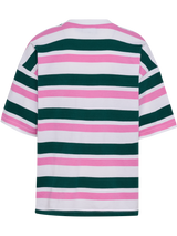 hummel Youth Silly Short Sleeve Boxy T-Shirt Stripe-2